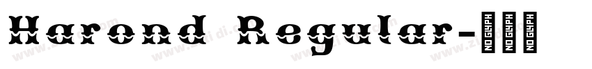 Harond Regular字体转换 Harond Regular字体转换